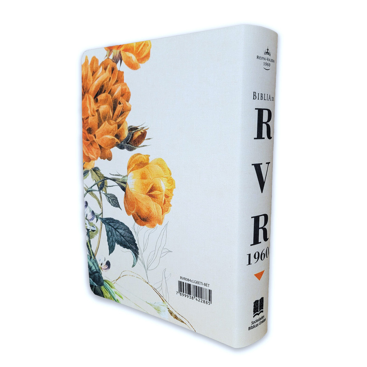 RV1960 Women's Theological Study Bible Faux Floral Woven Leather with Index