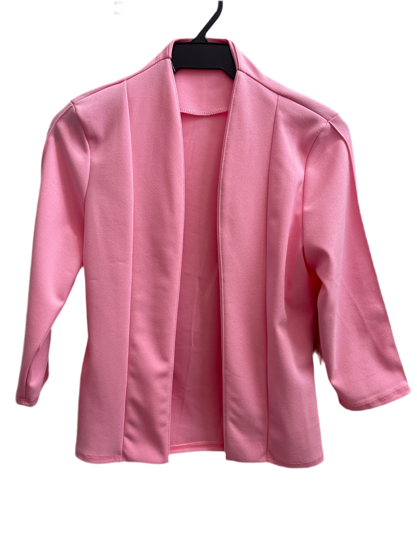 Blazer manga 3/4 rosada