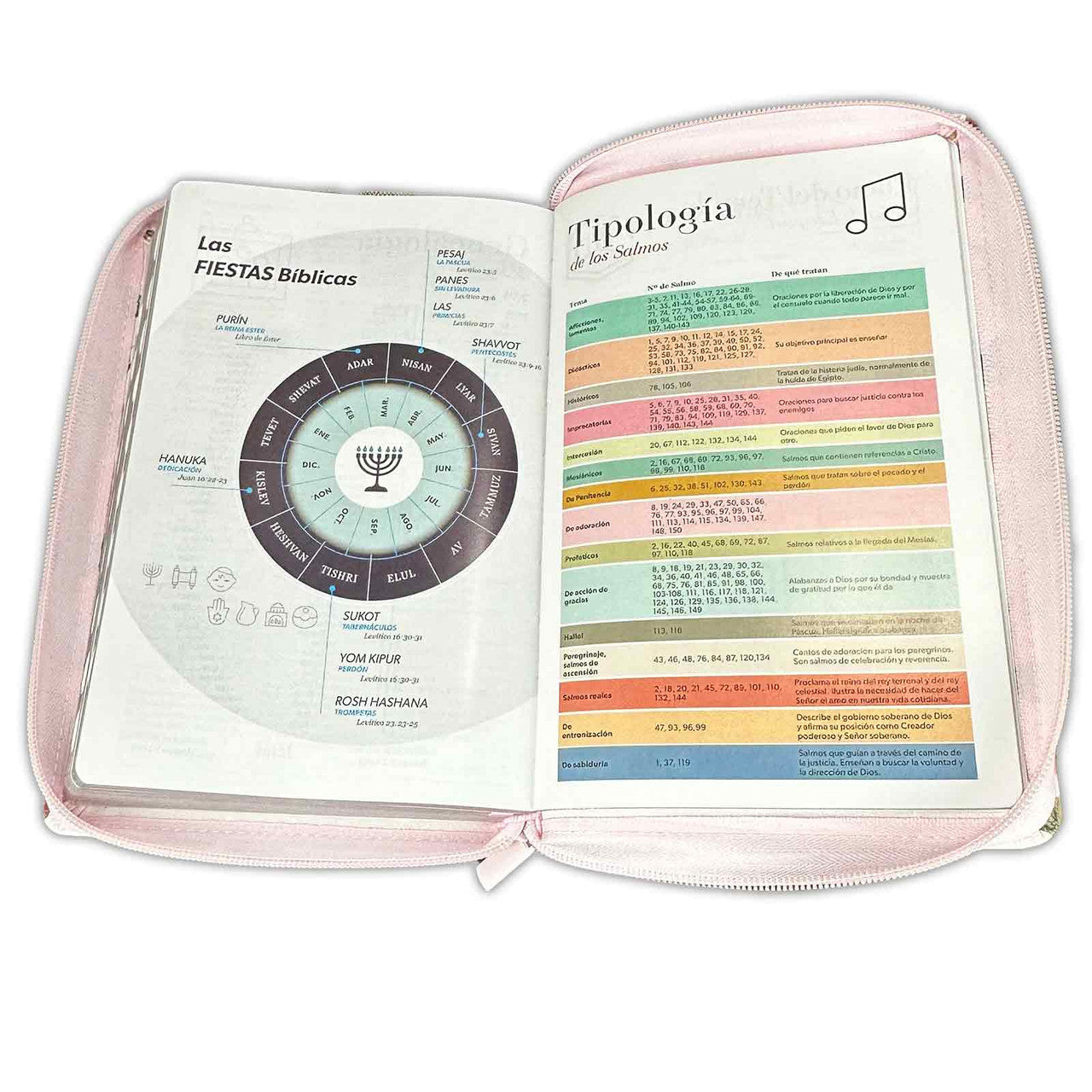 Bible with Large Print Closure 12 points RV1960 imitation. floral leather with index