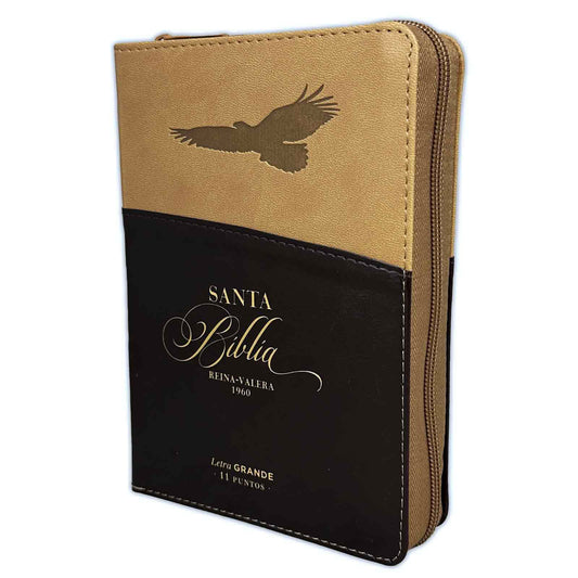 Eagle Bible with Compact Closure 11 points RV1960 imitation brown with index - But those who wait for Jehovah