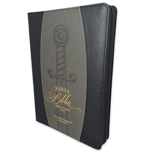 Sword Bible with Zipper Super Giant Letter 19 points RV1960 imitation black with index - Hebrews 4:12