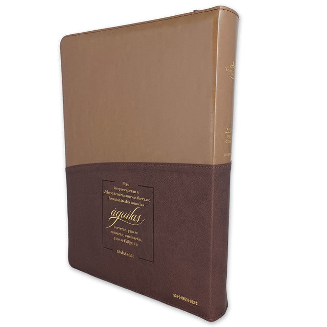 Biblia Águila con Cierre Letra Super Gigante 19 puntos RV1960 imit café con índice - Pero los que esperan a Jehová