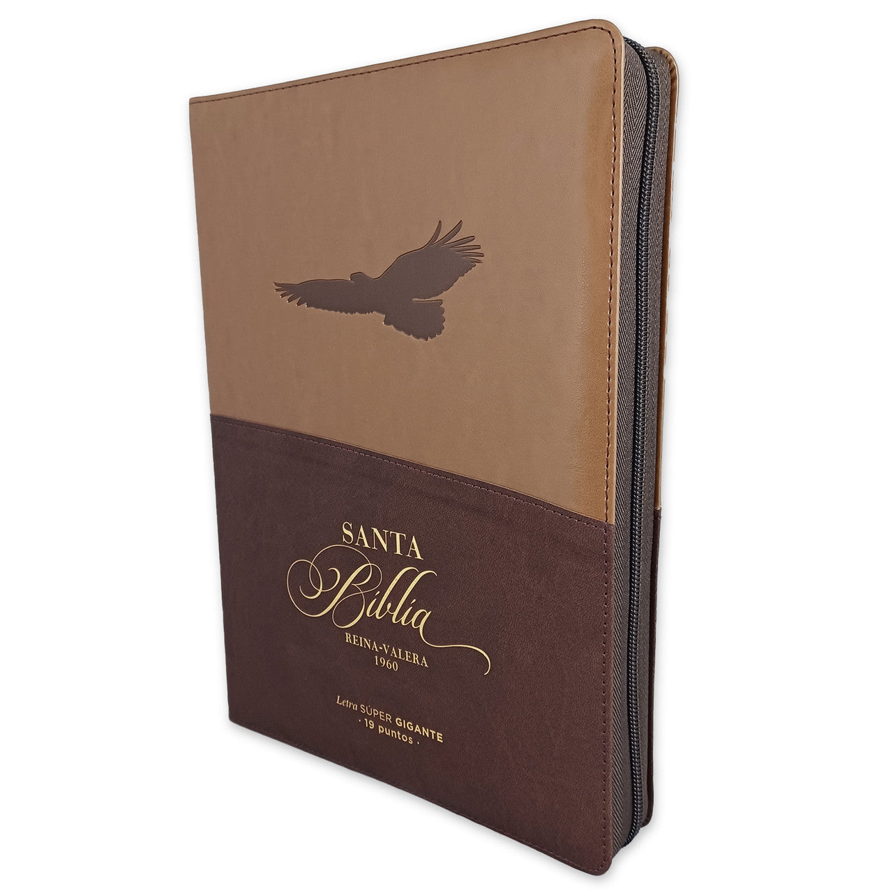 Biblia Águila con Cierre Letra Super Gigante 19 puntos RV1960 imit café con índice - Pero los que esperan a Jehová
