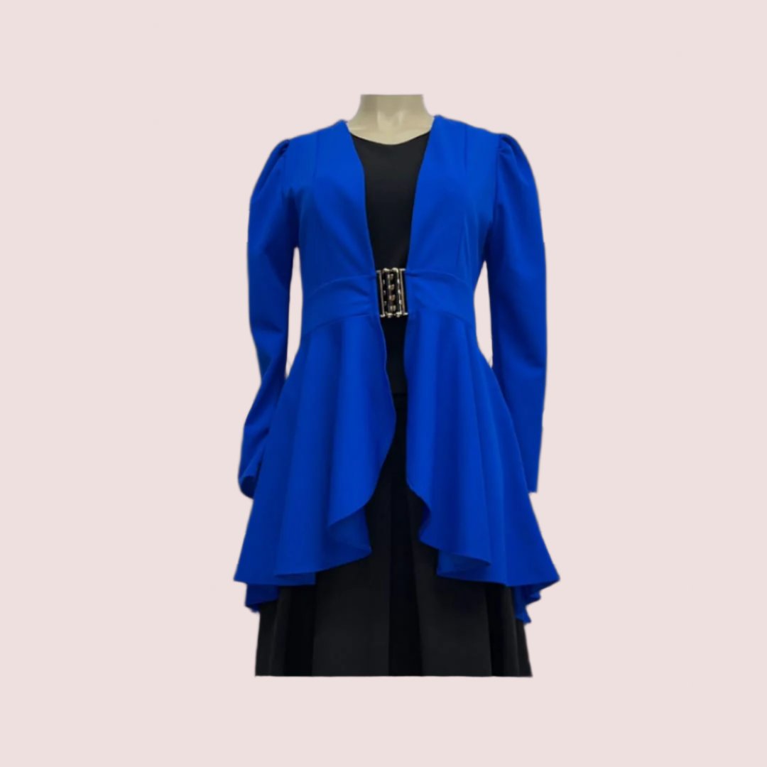 Blazer cola de pato brocha dorado