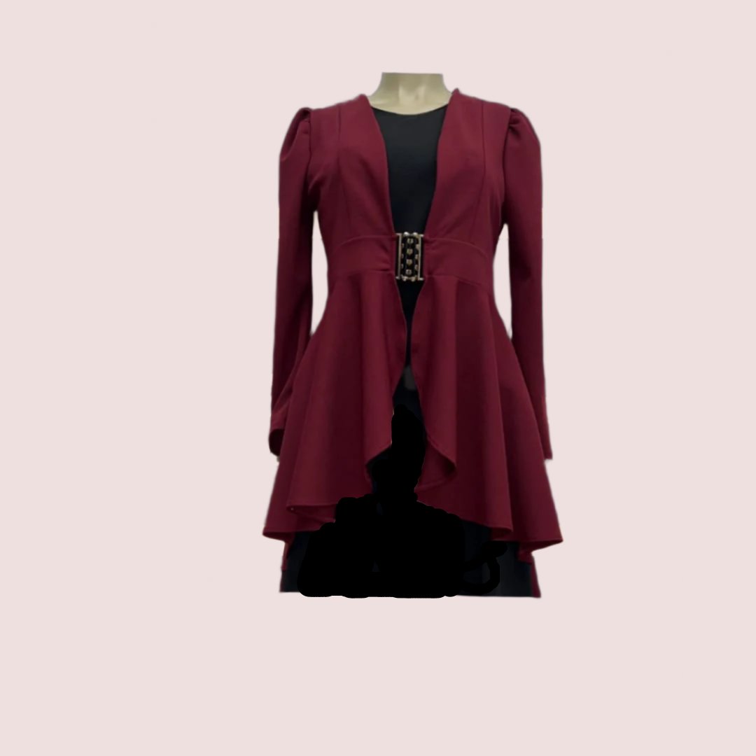 Blazer cola de pato brocha dorado