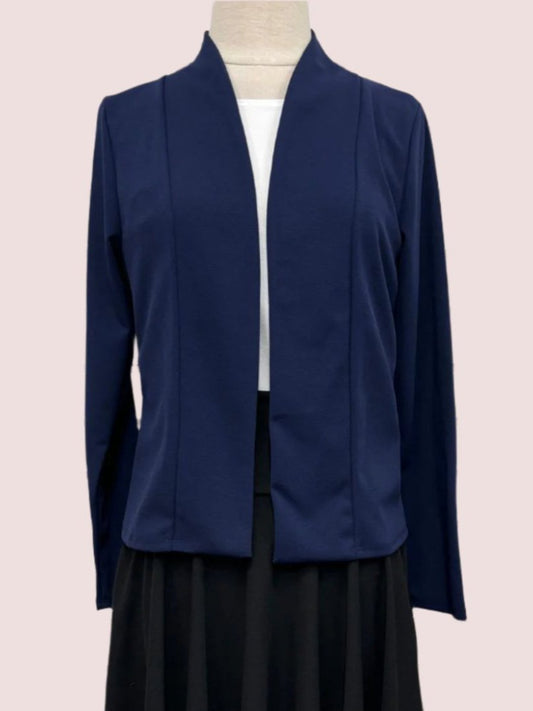 Navy Blue Long Sleeve Blazer