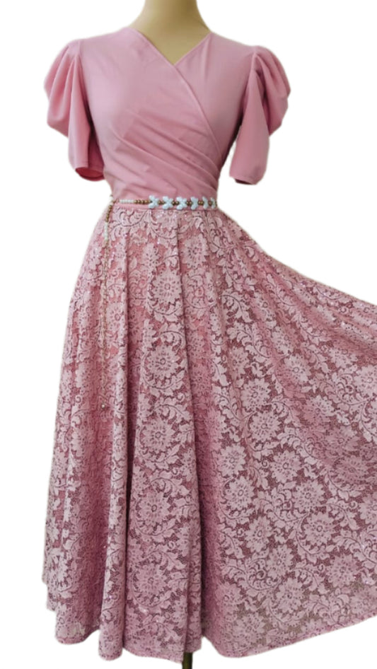 Baby wheel sequin dress