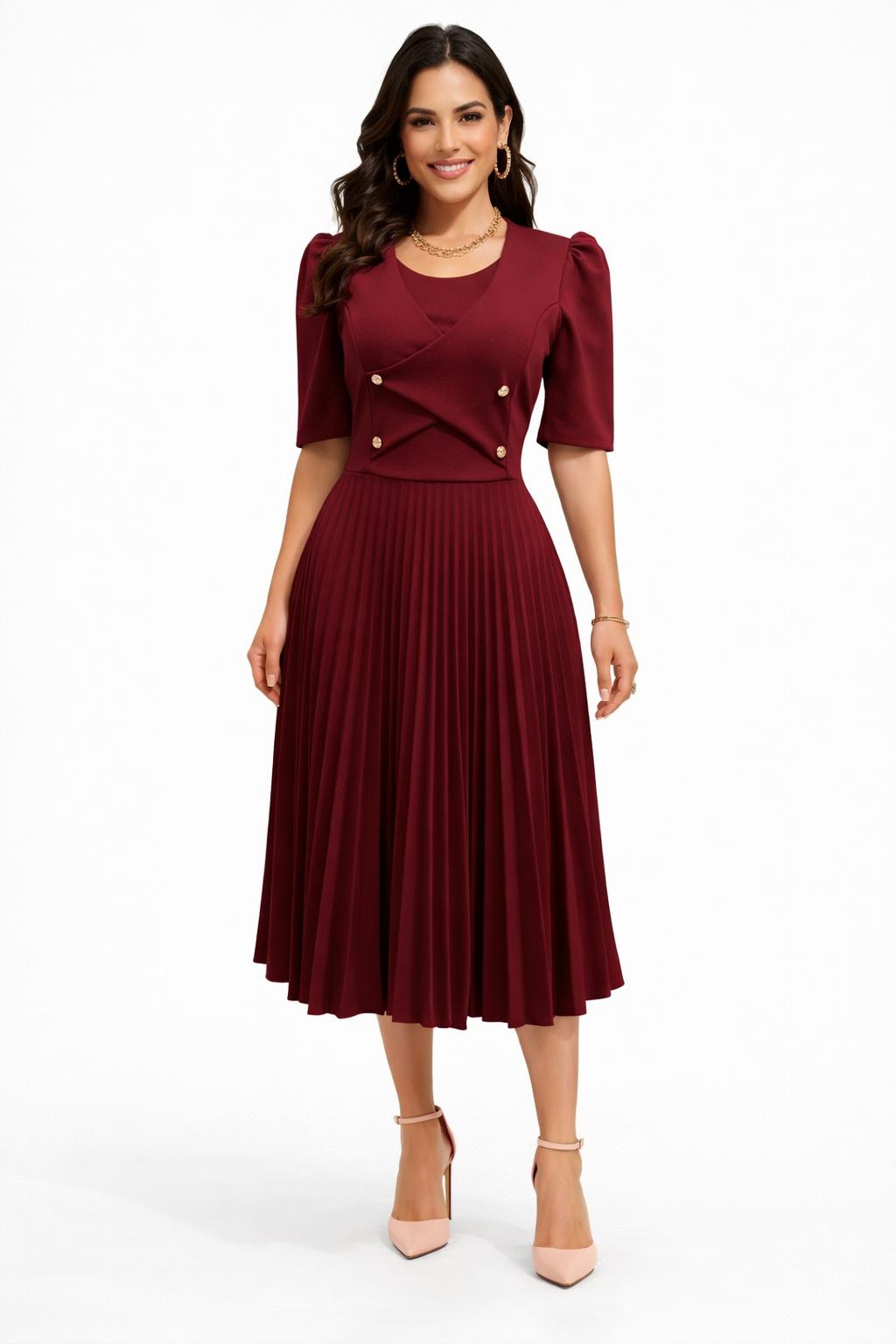 Vestido Valeria Diseño cruzado