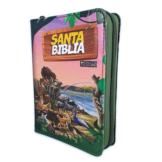 Biblia de Bolsillo para Niños con Cierre RV1960 imit piel - Arca