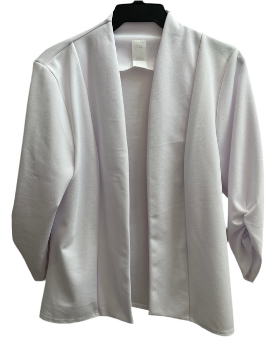 White 3/4 sleeve blazer chirino sleeve