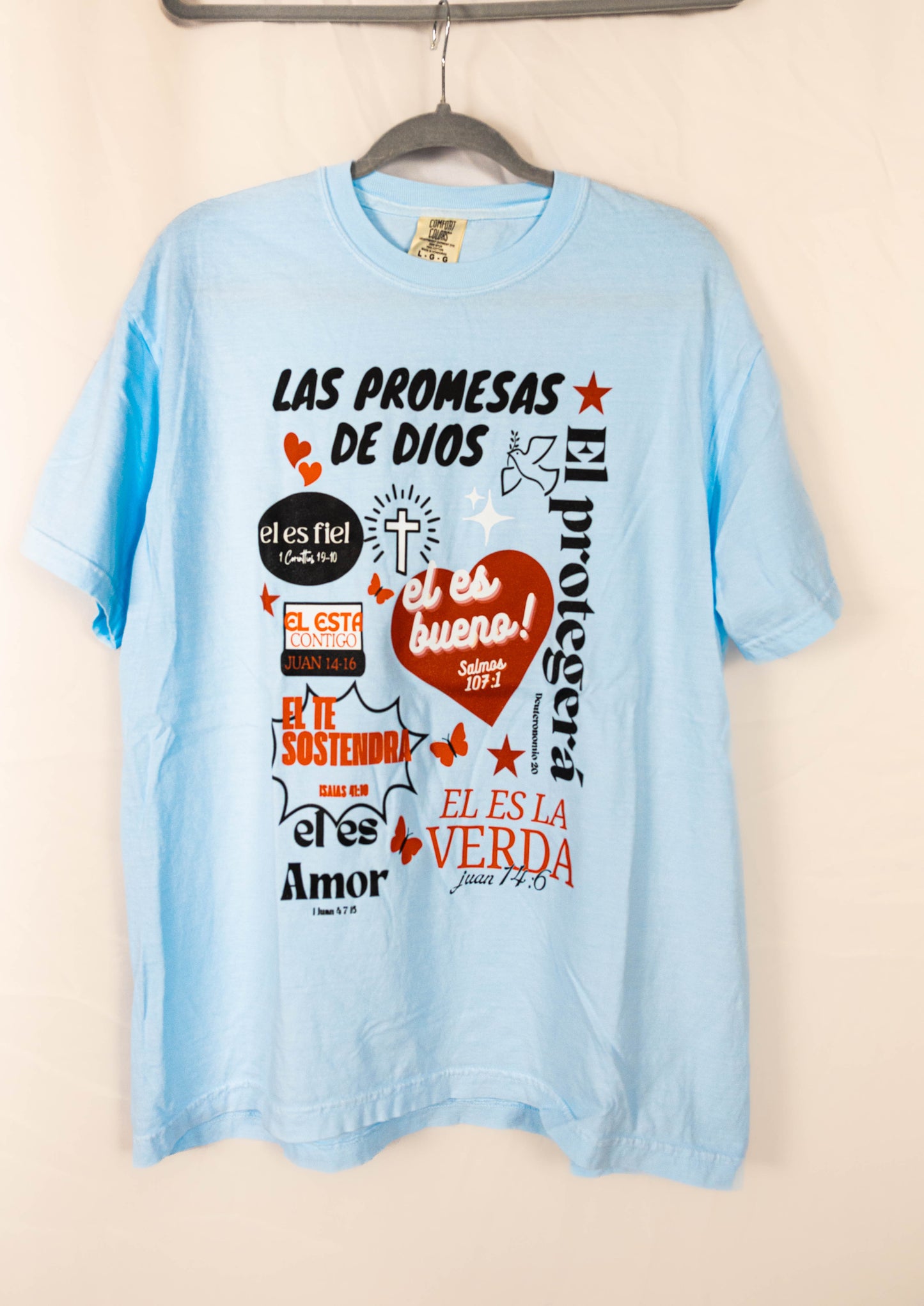 camiseta Las promesas De Dios