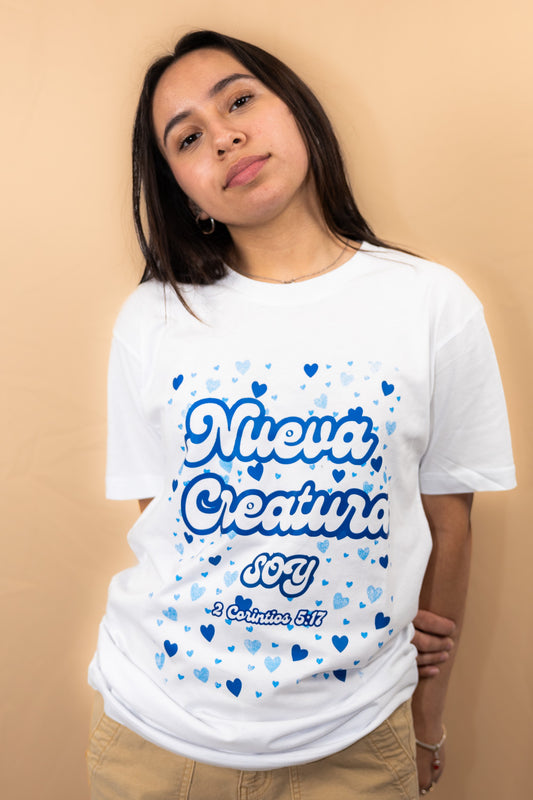 graphic t-shirt Nueva Creatura soy 2 corintios 5:17