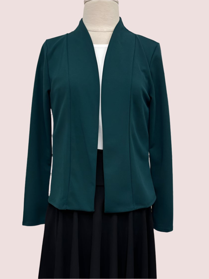 Emerald long sleeve blazer