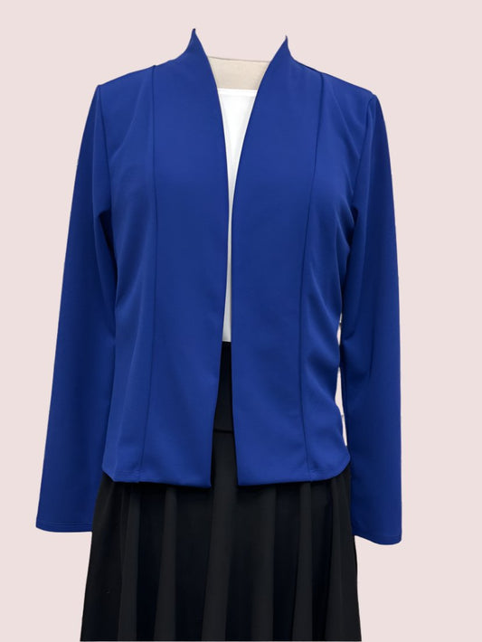 Blue long sleeve blazer