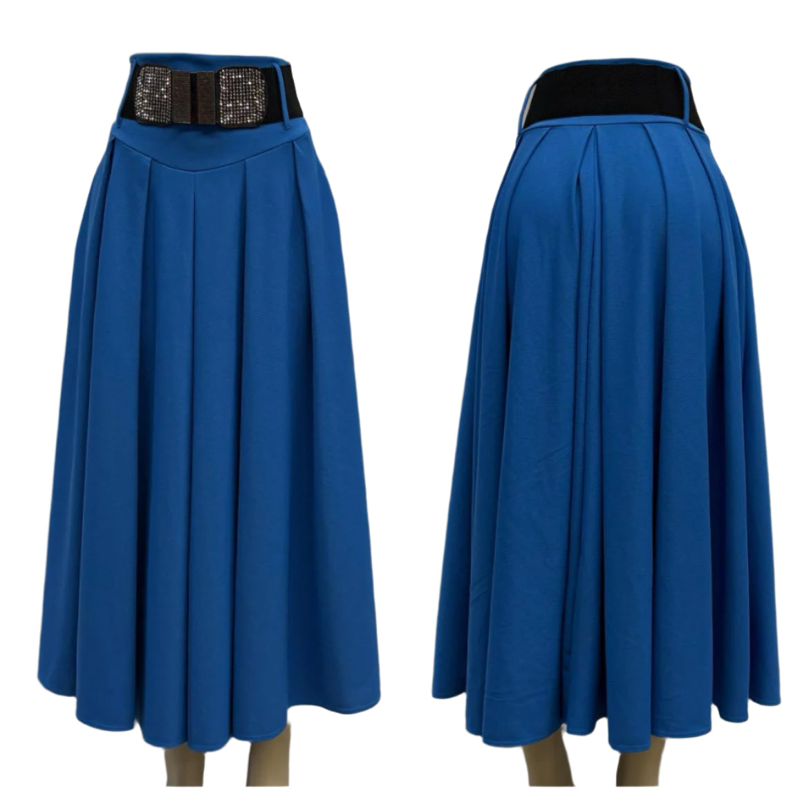 falda de paletones Azul