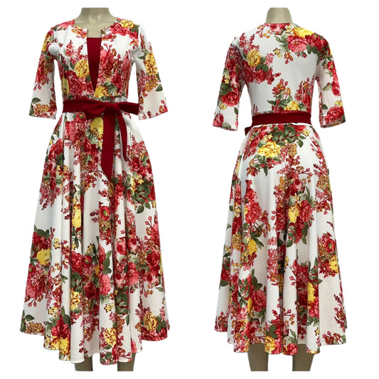 Vestido Jardín de Rubíes