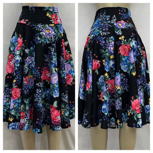 Falda Luna Flora