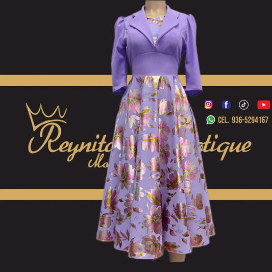 vestido Camila Lila