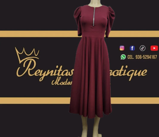 vestido Lidia vino