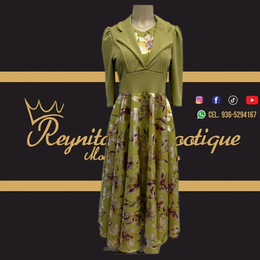 vestido Camila olivo (Copy)