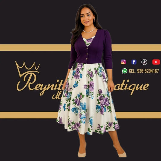 vestido Ruby violeta
