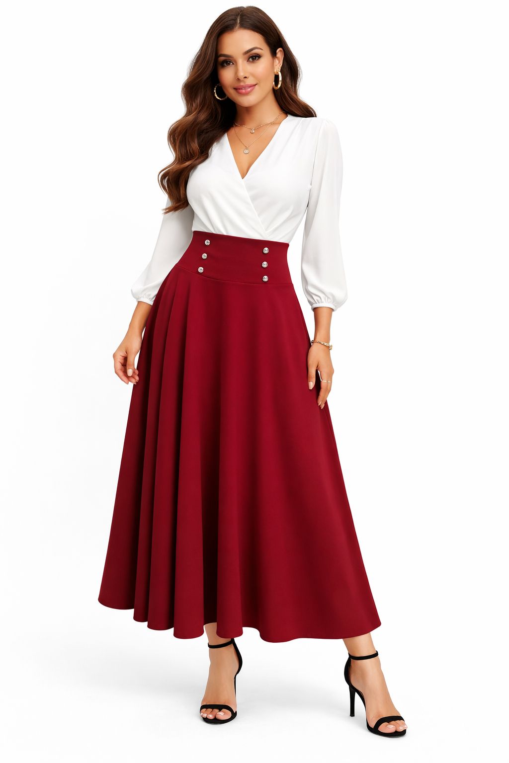 Falda disco completo con bolsillo