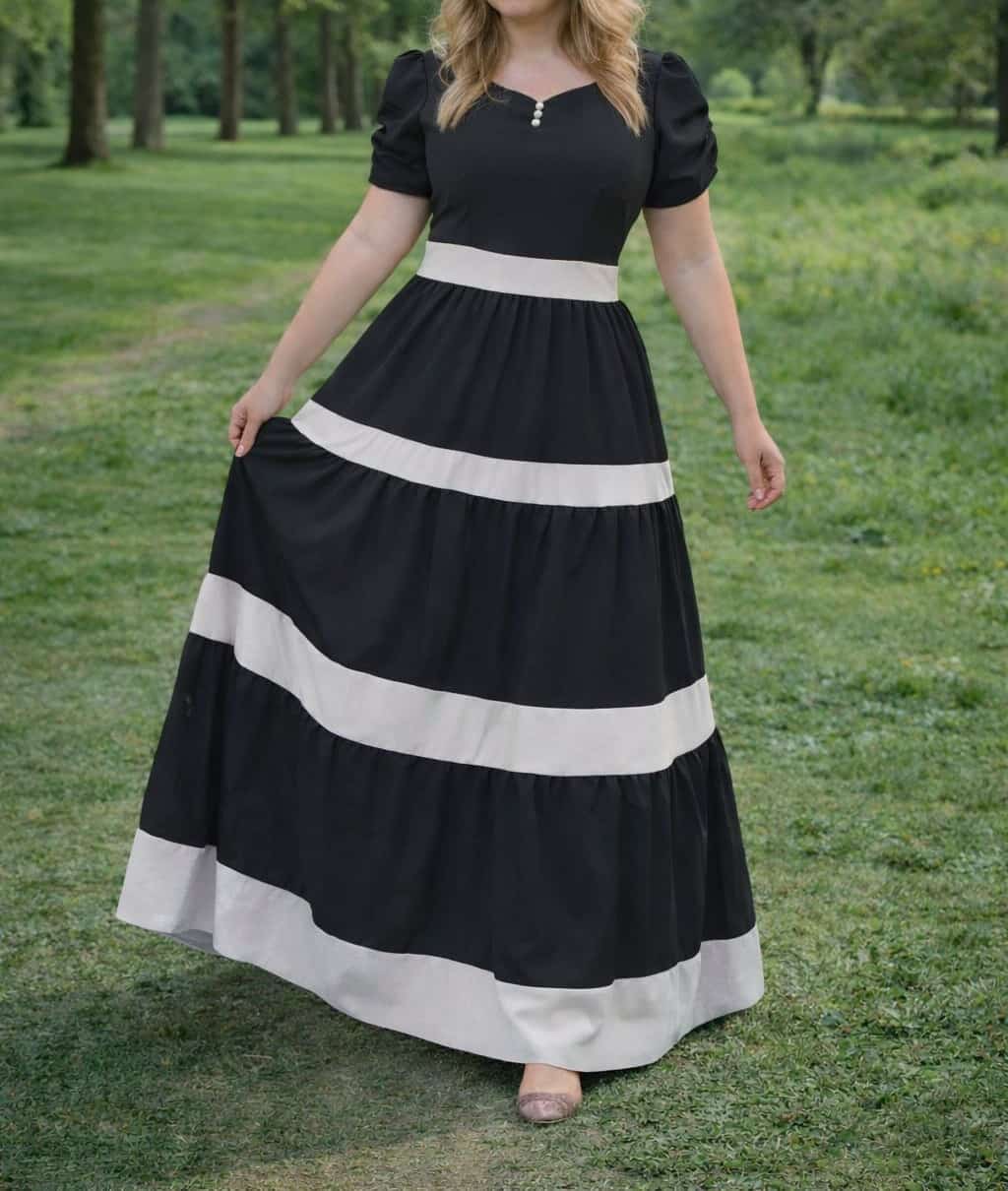 Vestido Sol y Sombra