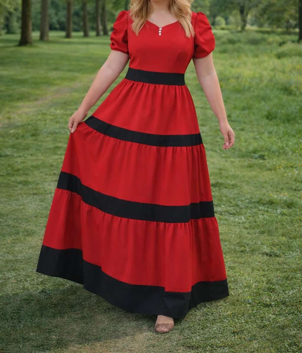 Vestido Sol y Sombra