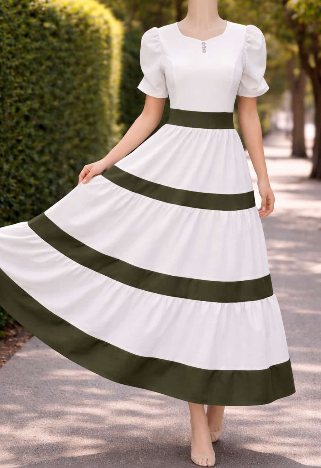 Vestido Sol y Sombra
