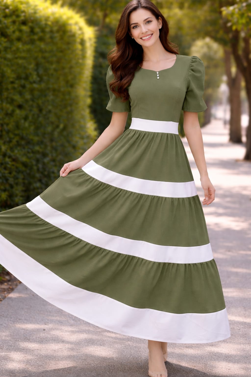 Vestido Sol y Sombra