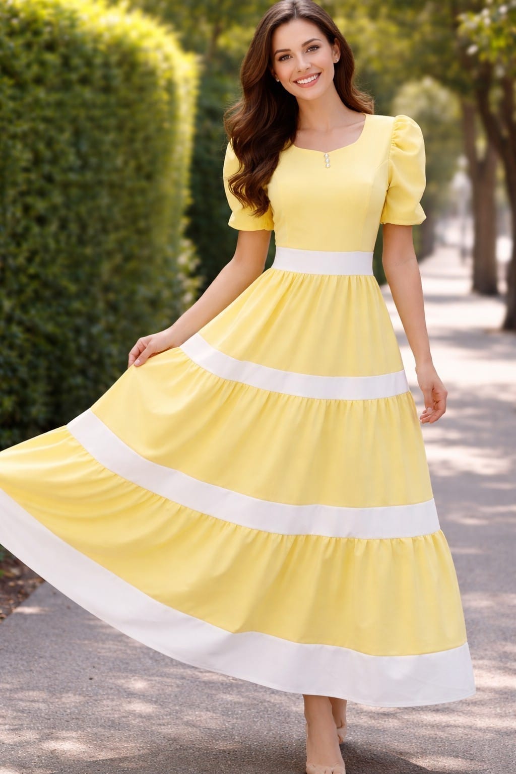 Vestido Sol y Sombra