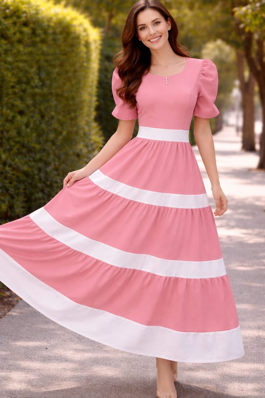 Vestido Sol y Sombra