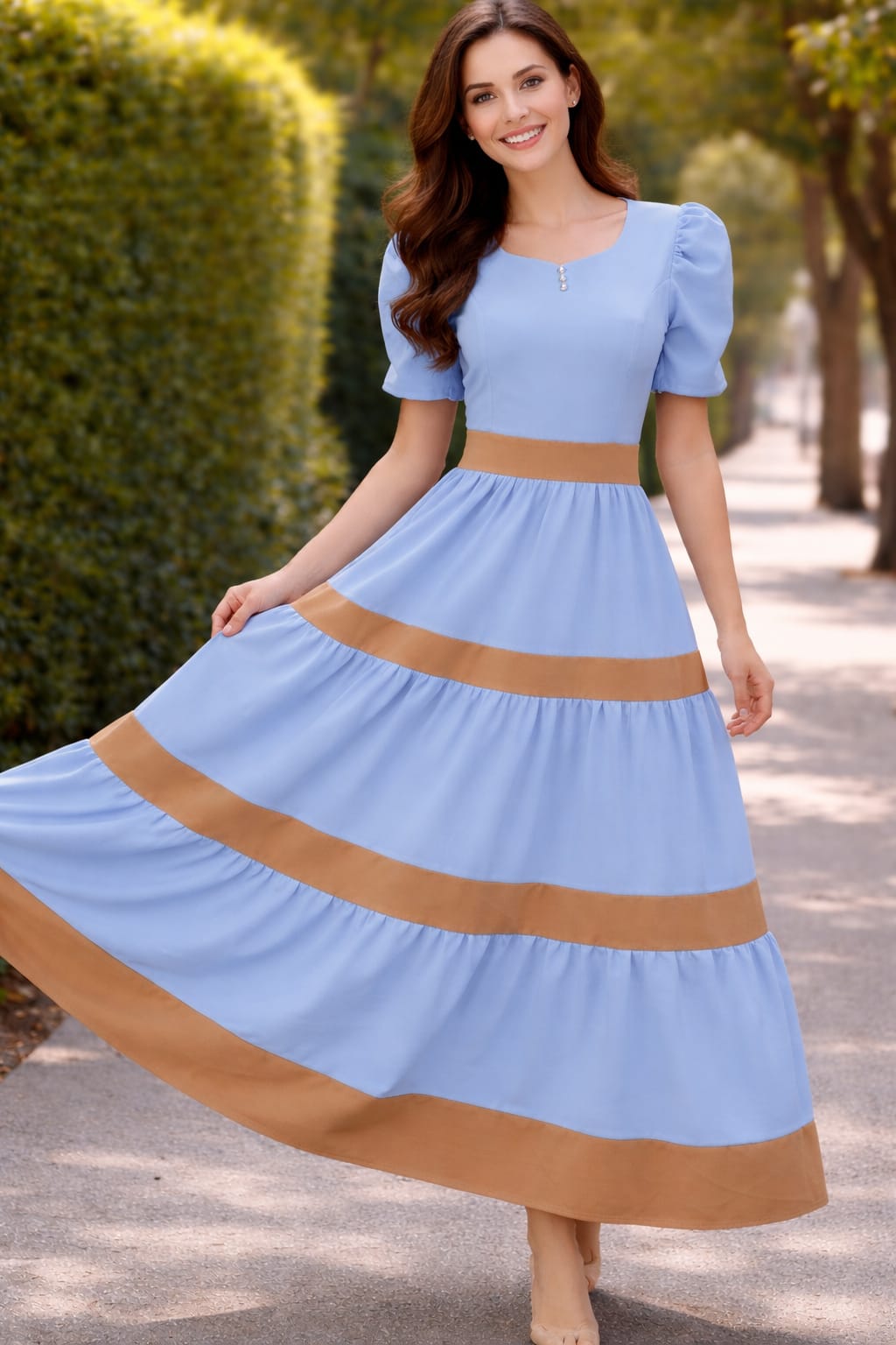 Vestido Sol y Sombra