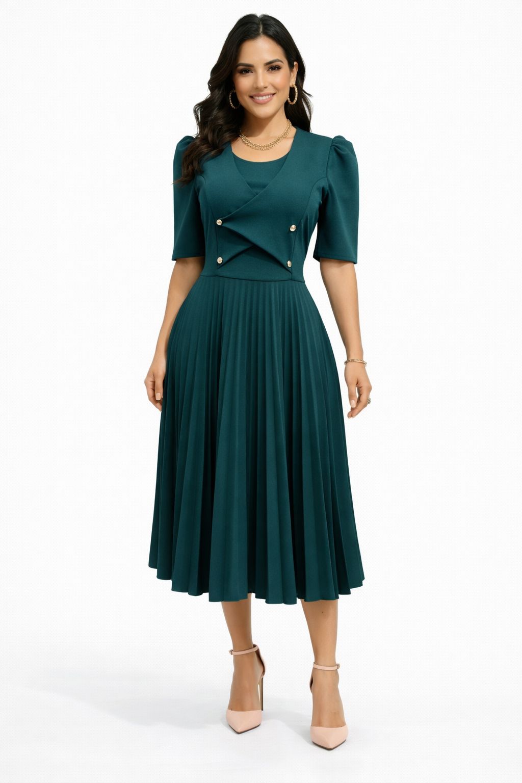 Vestido Valeria Diseño cruzado