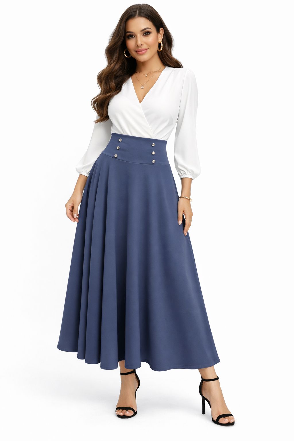 Falda disco completo con bolsillo