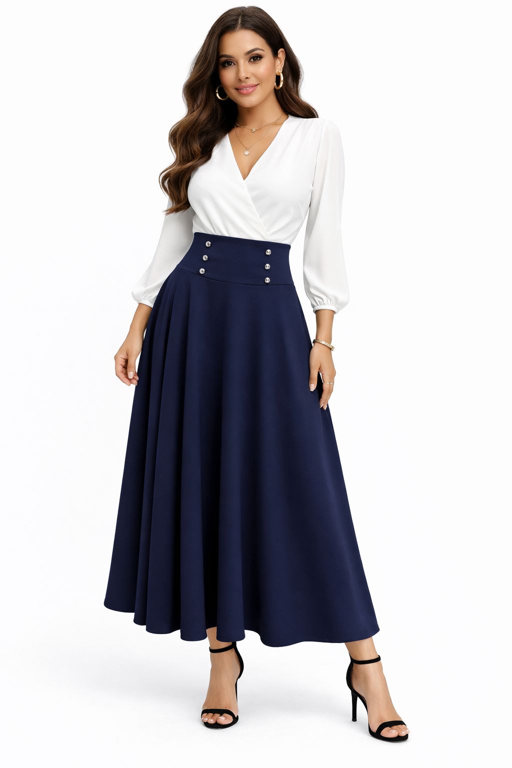 Falda disco completo con bolsillo