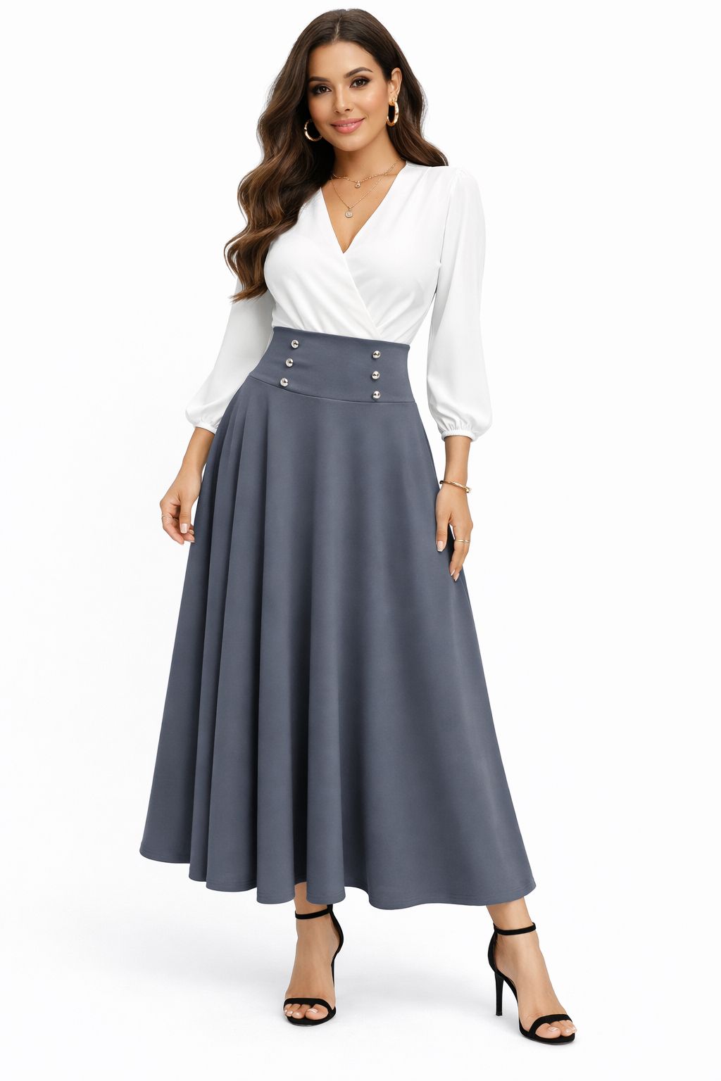 Falda disco completo con bolsillo