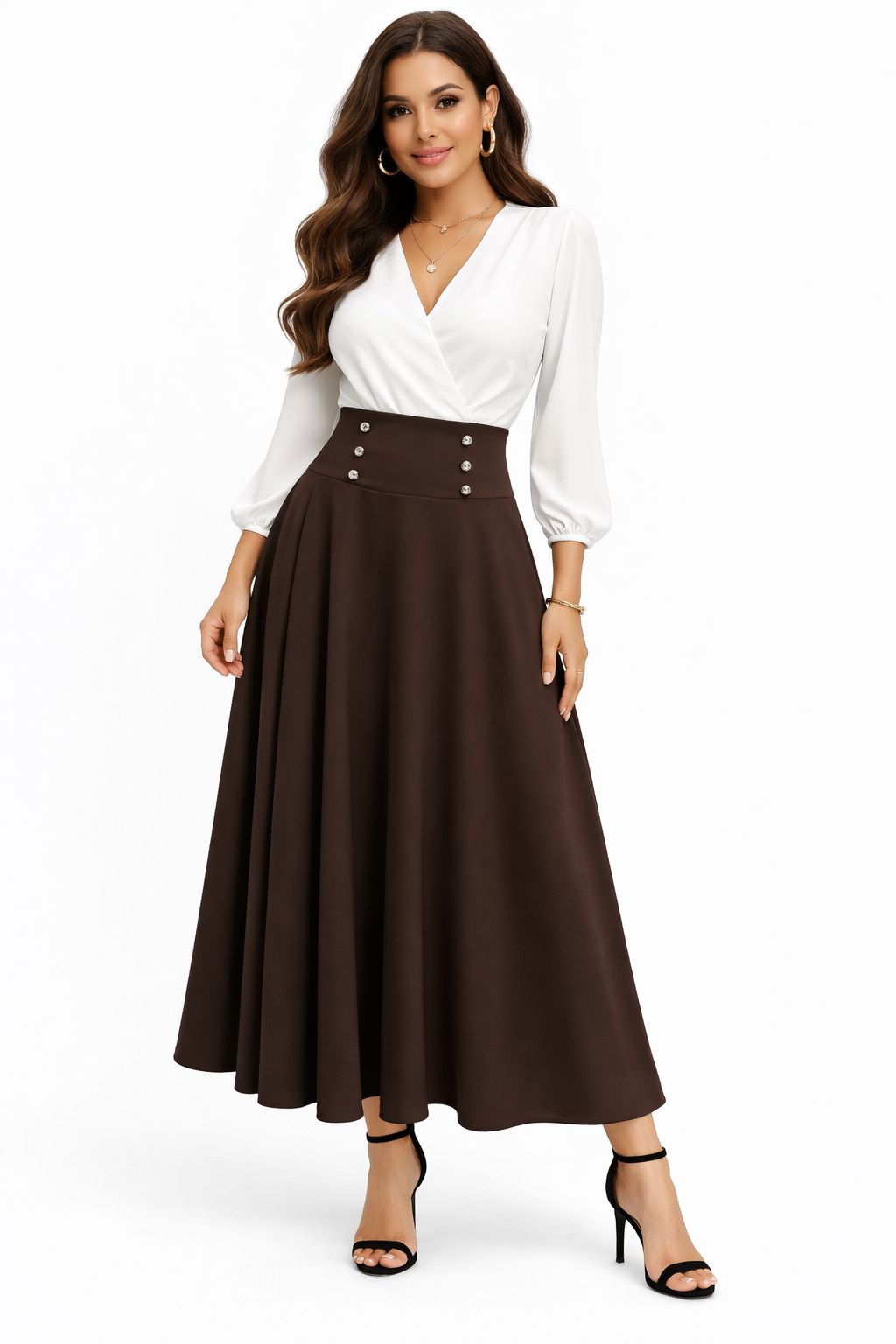 Falda disco completo con bolsillo