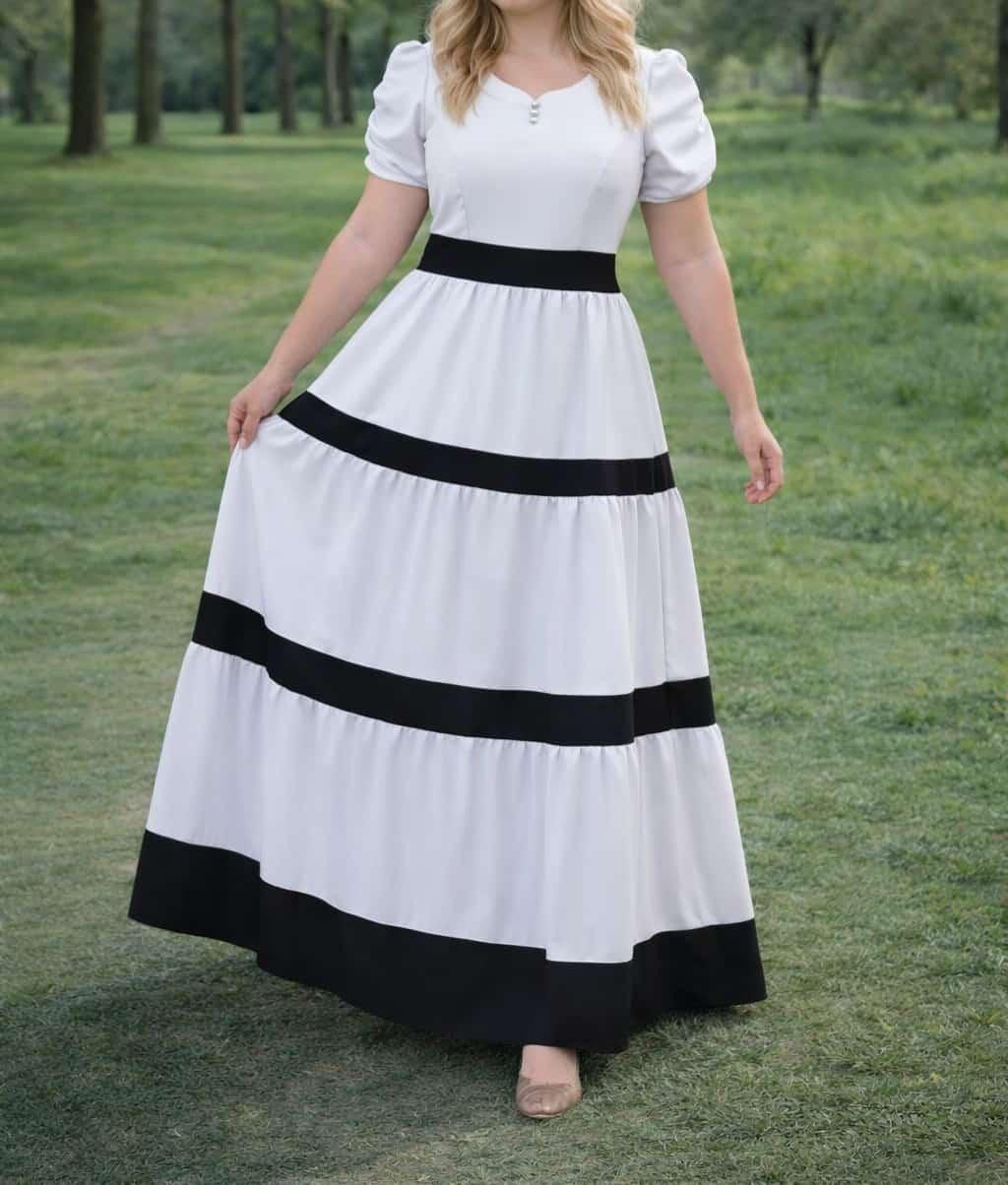 Vestido Sol y Sombra