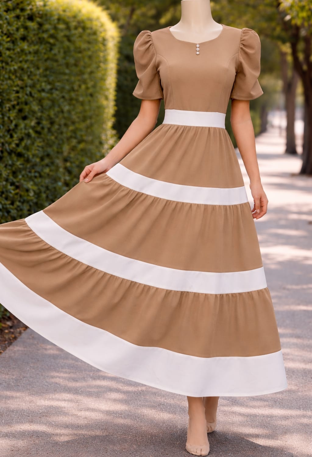 Vestido Sol y Sombra