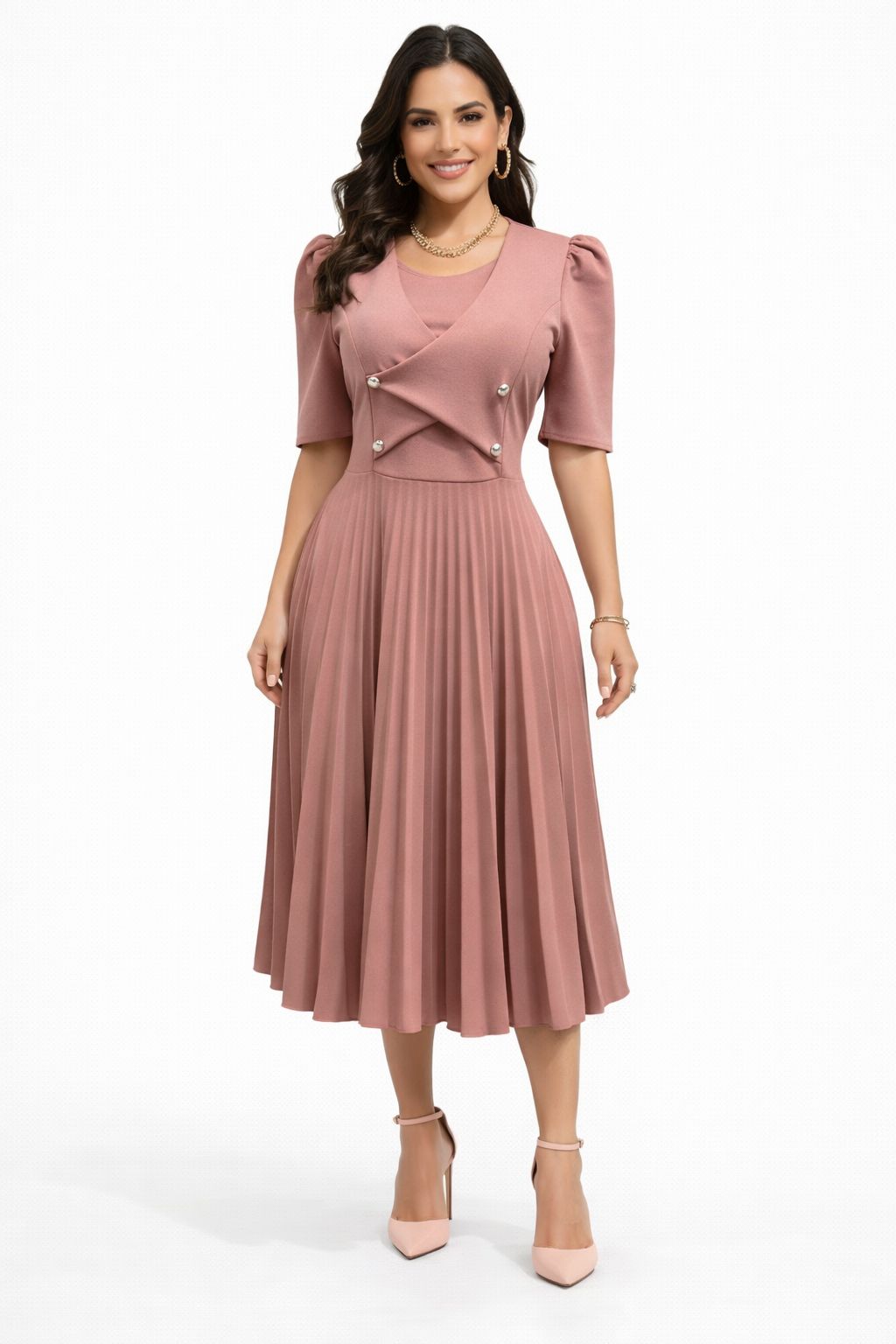 Vestido Valeria Diseño cruzado