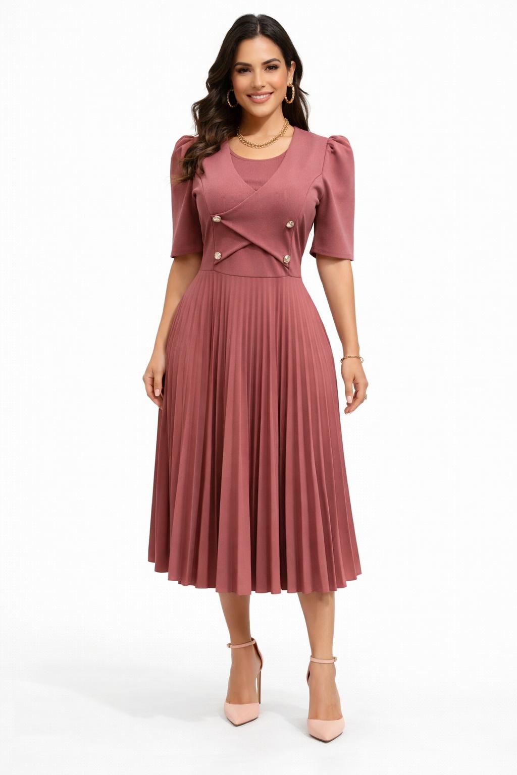 Vestido Valeria Diseño cruzado