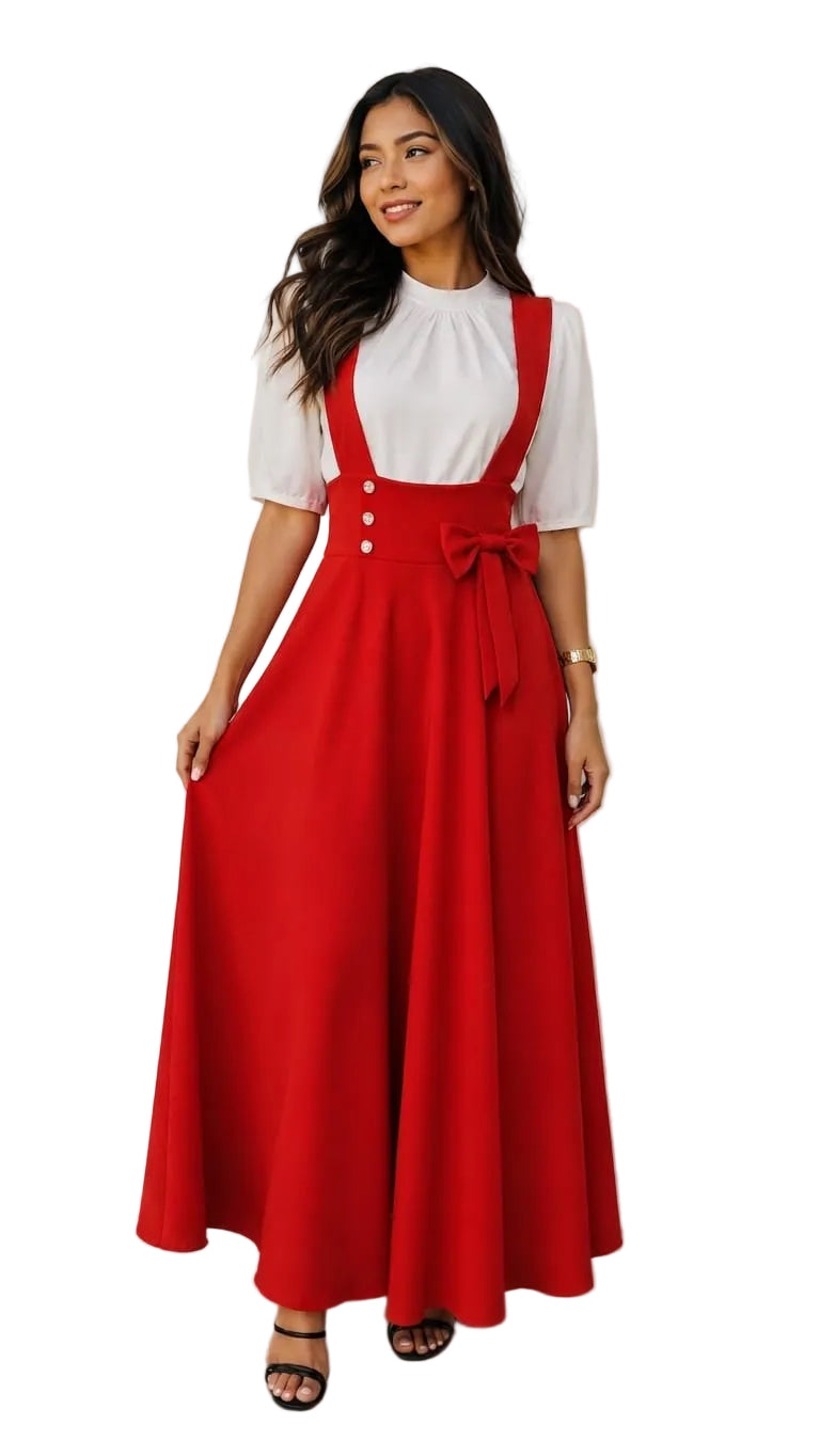 Pinafore Maxi Jumper