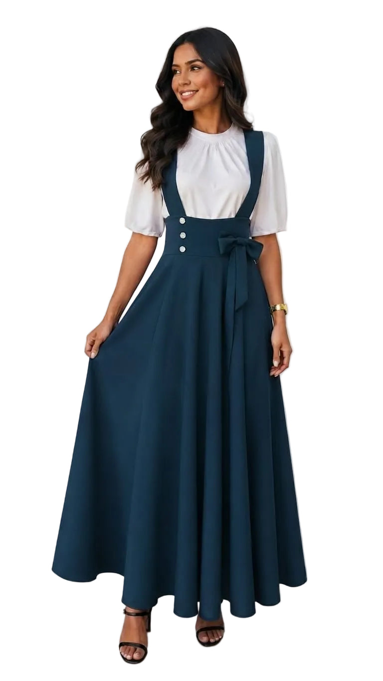 Pinafore Maxi Jumper