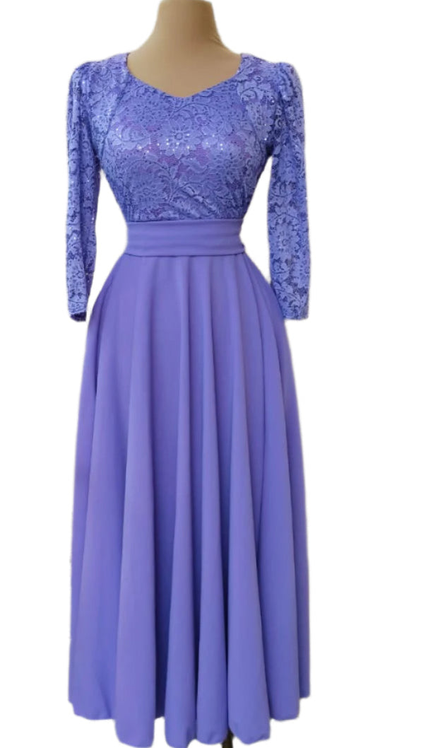 dresses with the lilac purple sequin blouse